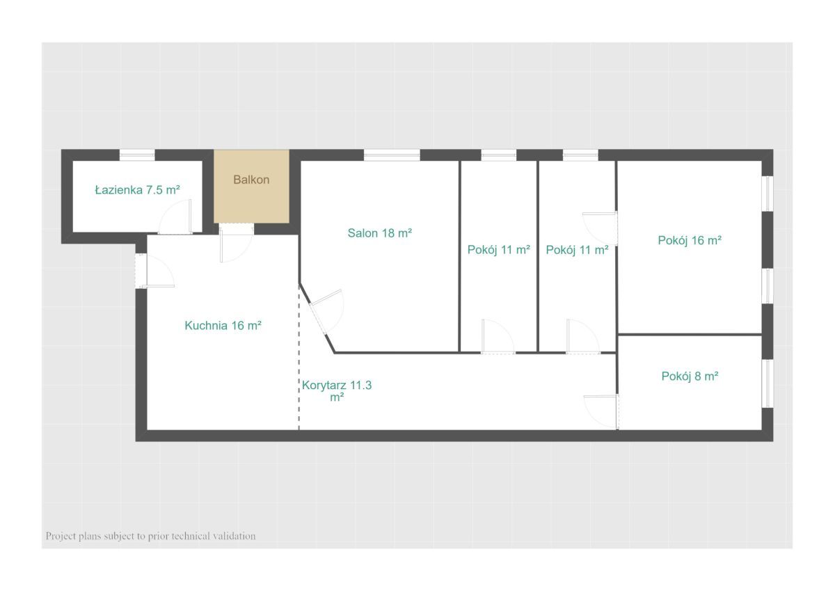 Mieszkanie 5-pokojowe Leszno, ul. Łaziebna. Zdjęcie 18