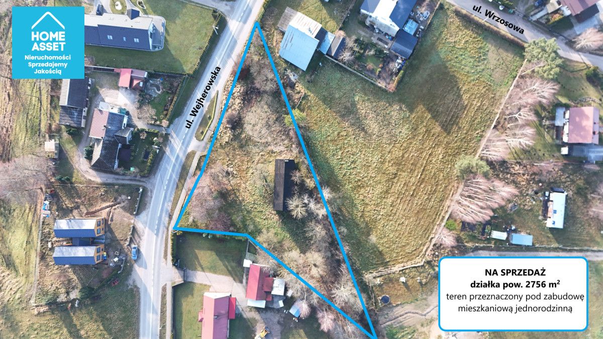 Działka budowlana Milwino, ul. Wejherowska. Zdjęcie 4