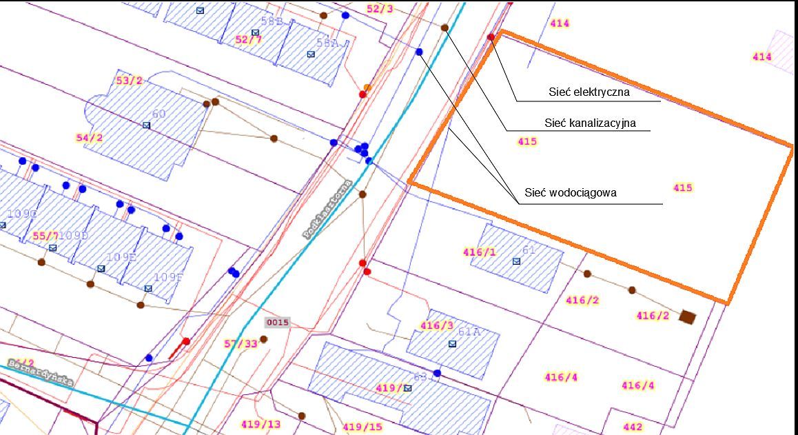 Działka budowlana Kielce Karczówka, ul. Podklasztorna