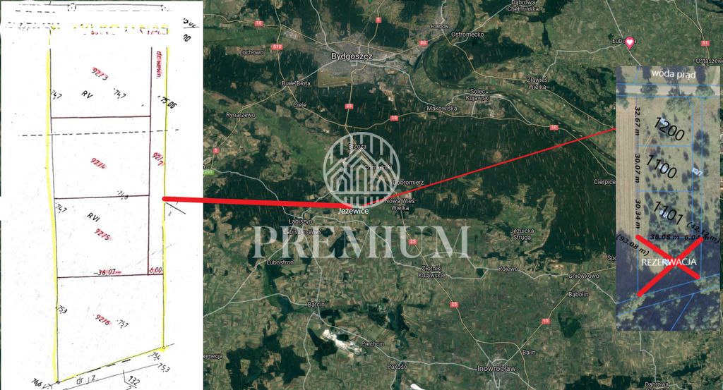 Działka budowlana Jeżewice. Zdjęcie 3