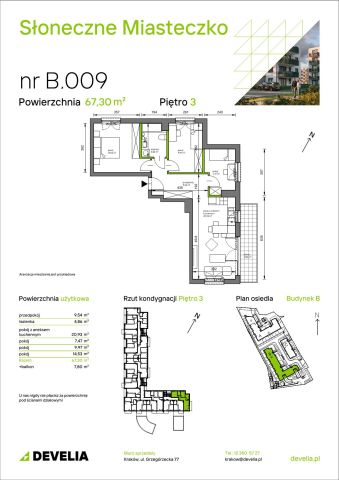 Mieszkanie 4-pokojowe Kraków Bieżanów, ul. Henryka i Karola Czeczów. Zdjęcie 7