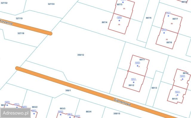 Działka budowlana Skowarcz, ul. Diamentowa. Zdjęcie 1