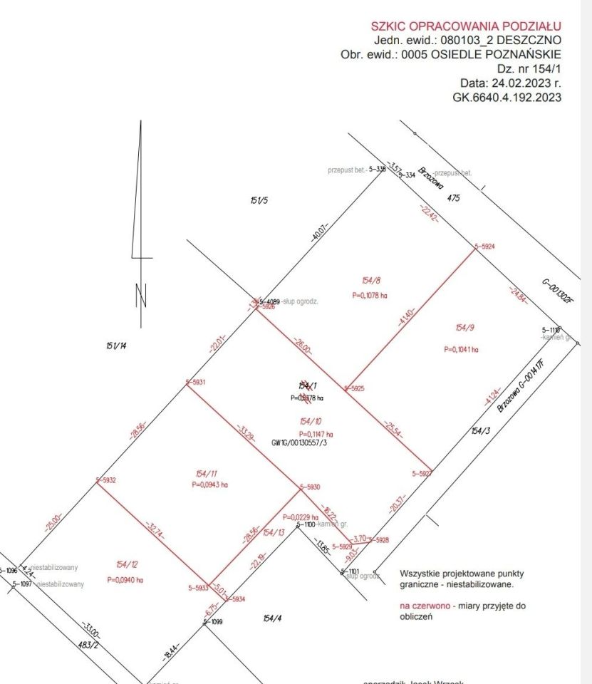 Działka budowlana Deszczno. Zdjęcie 8
