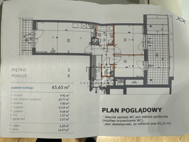 Mieszkanie 3-pokojowe Warszawa Mokotów. Zdjęcie 6