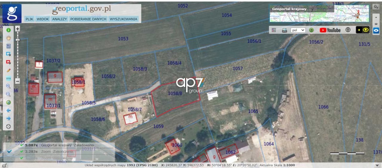 Działka budowlana Wola Zabierzowska. Zdjęcie 9