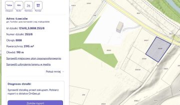 Działka budowlana Łowczów