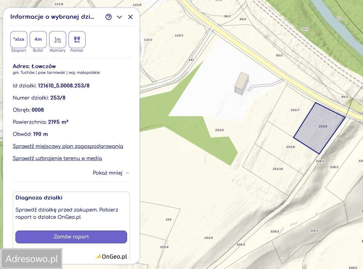 Działka budowlana Łowczów. Zdjęcie 2