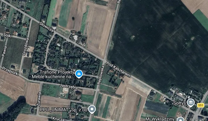 Działka rolno-budowlana Nowy Dwór, ul. Reptowska