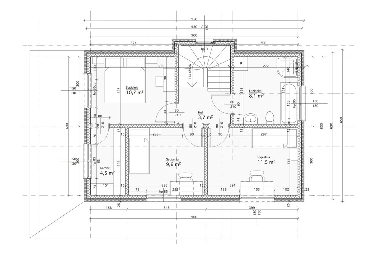 dom wolnostojący, 4 pokoje Ostrówek, ul. Projektowana. Zdjęcie 2