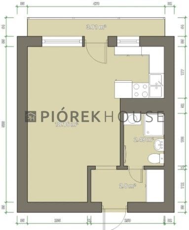 Mieszkanie 1-pokojowe Warszawa Praga-Południe, ul. Białowieska. Zdjęcie 10