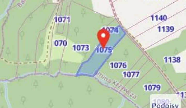 Działka leśna Babice