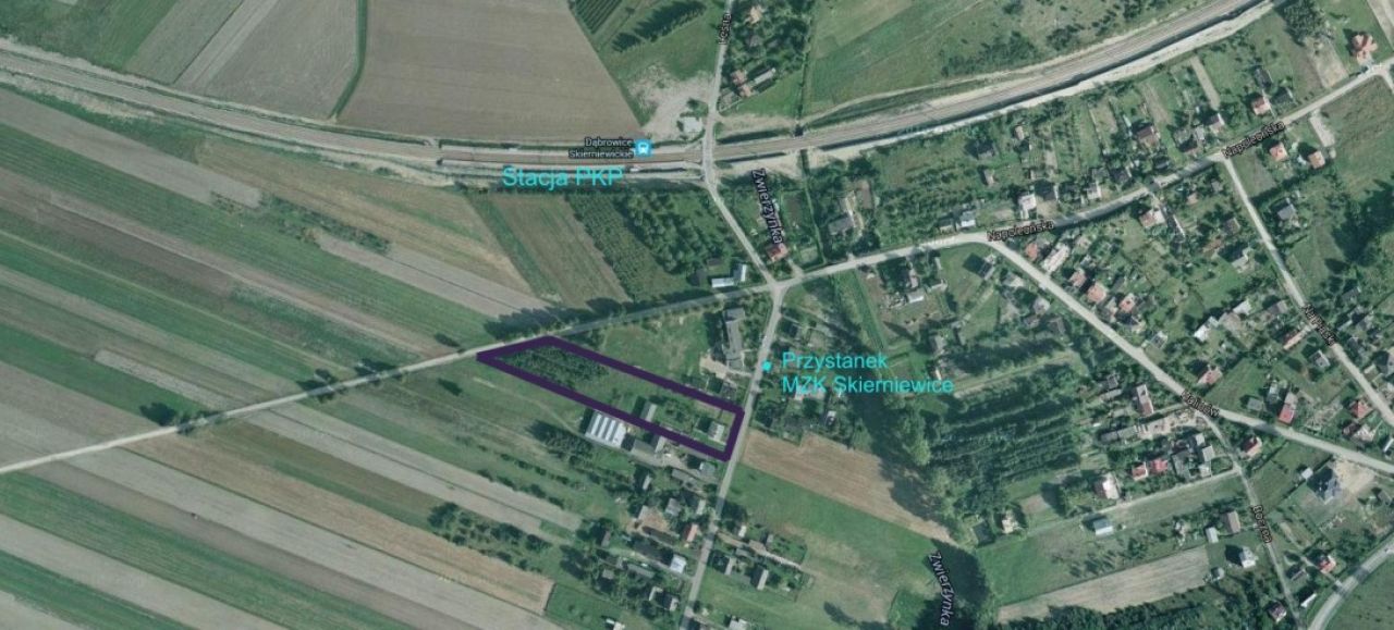 Działka rolno-budowlana Dąbrowice
