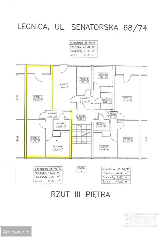 Mieszkanie 2-pokojowe Legnica Zosinek, ul. Senatorska. Zdjęcie 16