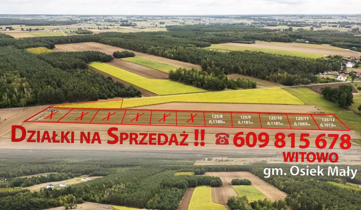 Działka budowlana Witowo, -