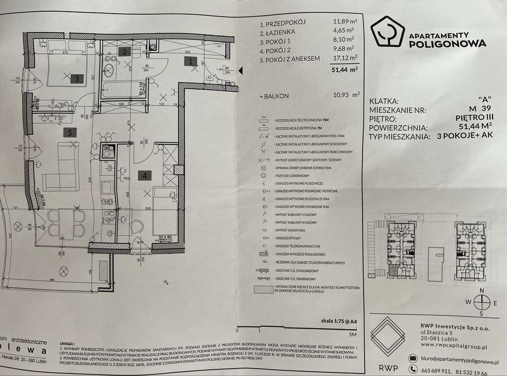 Mieszkanie 3-pokojowe Lublin Sławin. Zdjęcie 2