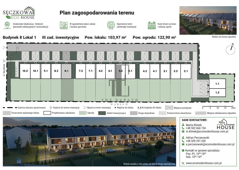 dom szeregowy, 4 pokoje Warszawa Wawer, ul. Sęczkowa. Zdjęcie 11