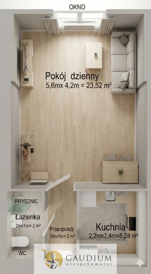 Mieszkanie 1-pokojowe Nowy Staw, ul. Mickiewicza. Zdjęcie 2