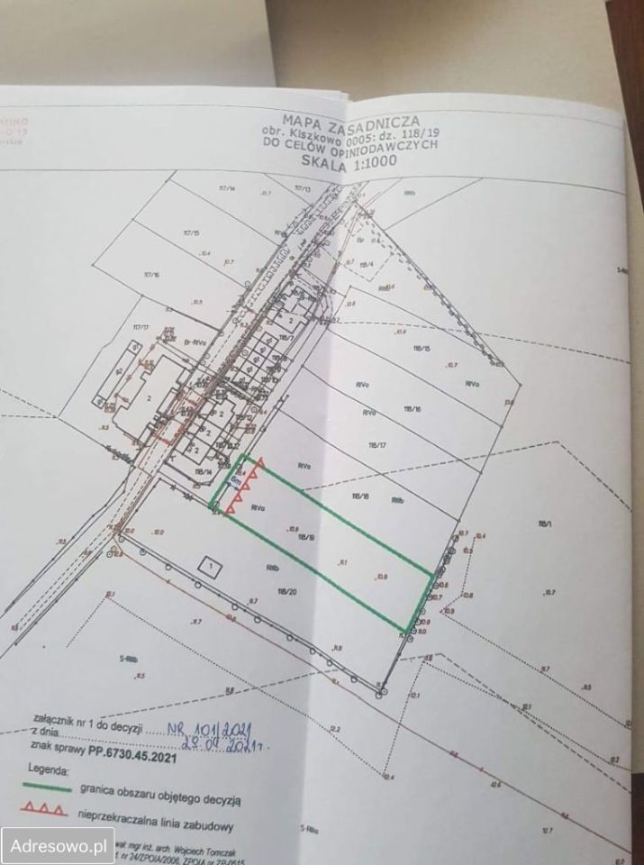 Działka budowlana Kiszkowo. Zdjęcie 4