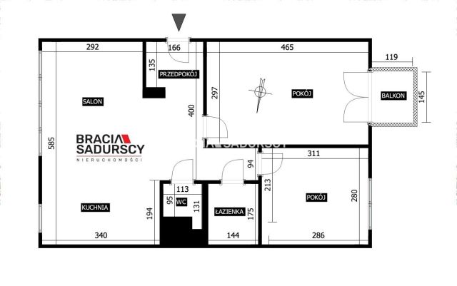 Mieszkanie 3-pokojowe Kraków Prądnik Czerwony, ul. Jakuba Majora. Zdjęcie 4