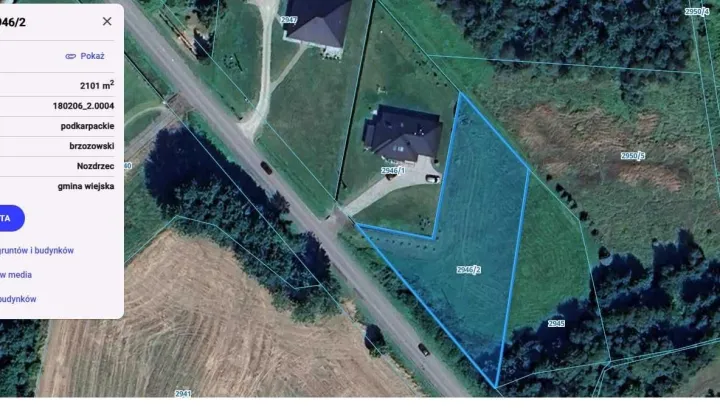 Działka budowlana Nozdrzec