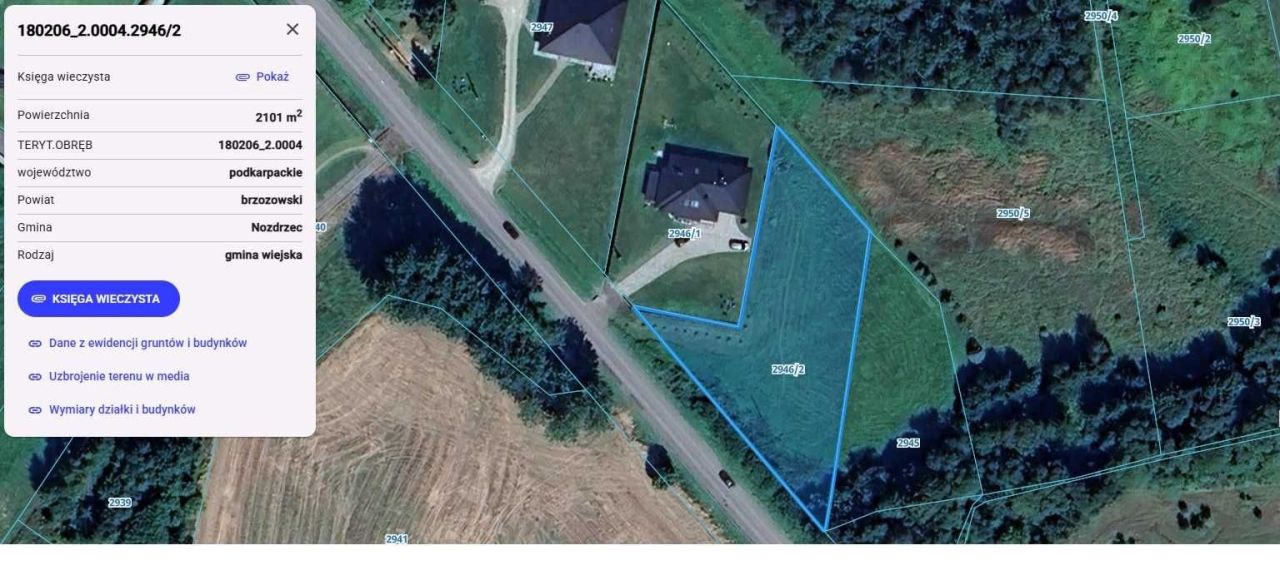 Działka budowlana Nozdrzec