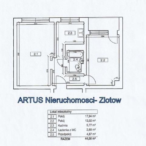 Mieszkanie 2-pokojowe Złotów, ul. Bohaterów Westerplatte. Zdjęcie 20