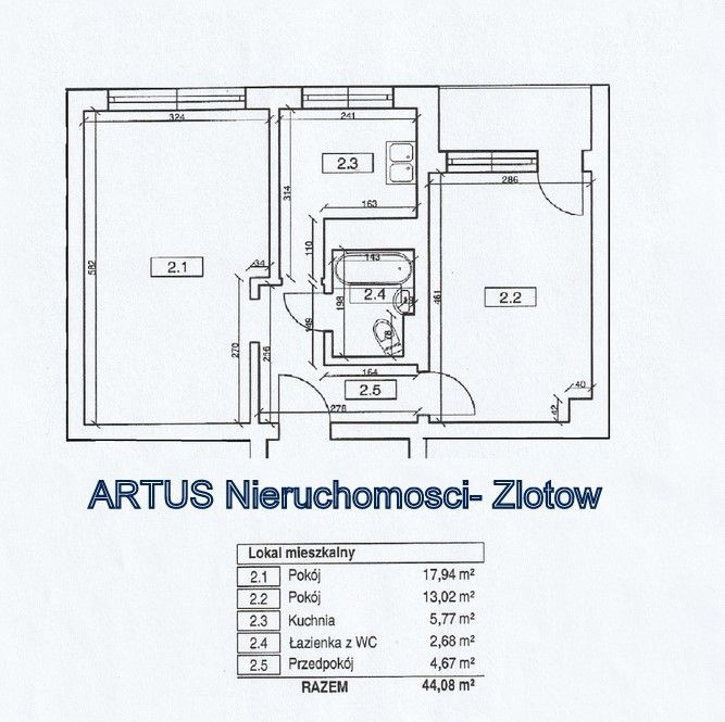 Mieszkanie 2-pokojowe Złotów, ul. Bohaterów Westerplatte. Zdjęcie 20