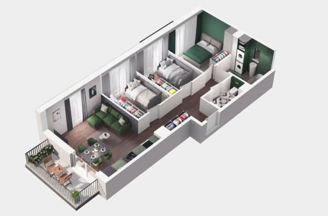 Mieszkanie 2-pokojowe Warszawa Praga-Południe, ul. Pawła Włodkowica. Zdjęcie 4