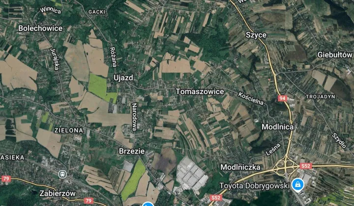 Działka budowlana Tomaszowice, ul. Spokojna