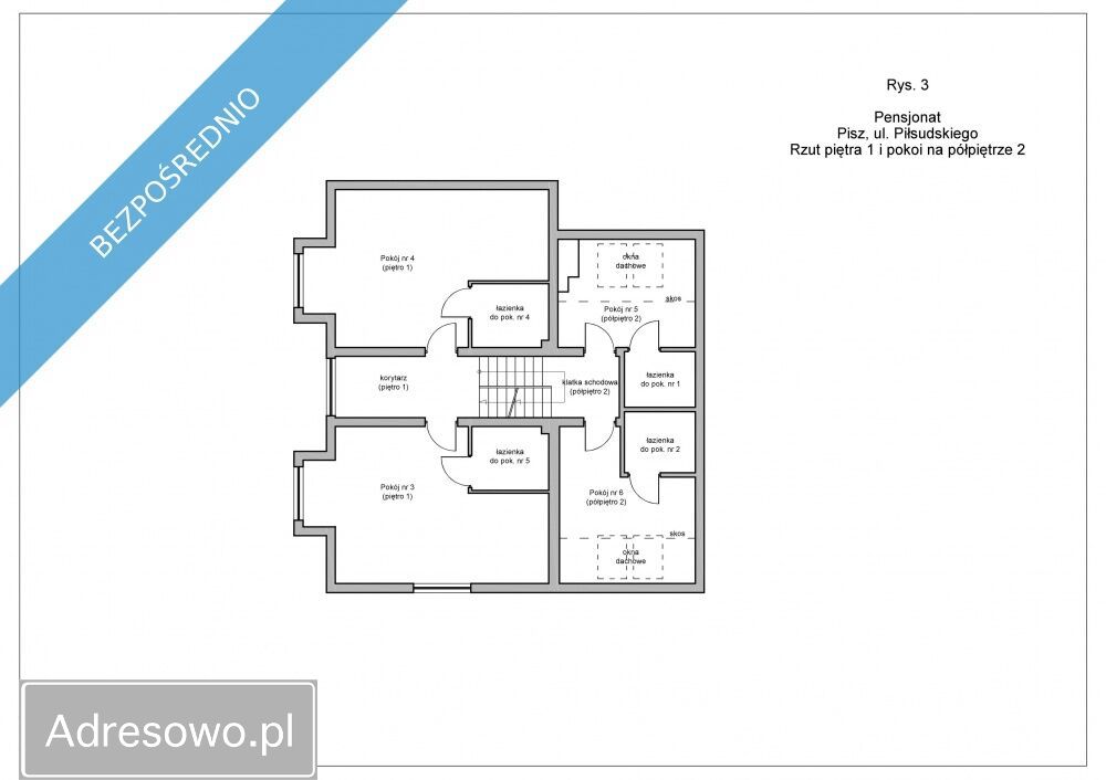 Hotel/pensjonat Pisz, al. Józefa Piłsudskiego. Zdjęcie 12