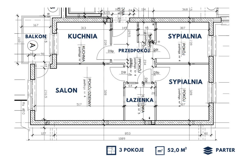 Mieszkanie 3-pokojowe Bydgoszcz Bielawy, ul. Jastrzębia. Zdjęcie 24