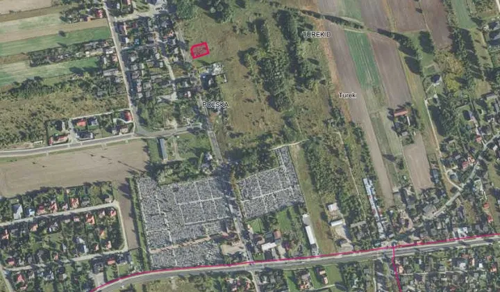 Działka budowlana Turek, ul. Fryderyka Chopina