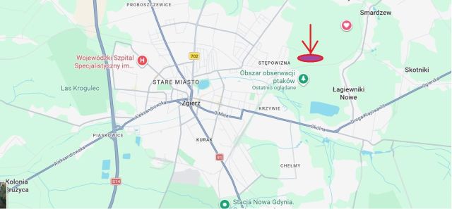 Działka rolna Zgierz Rudunki, ul. Nadrzeczna. Zdjęcie 1