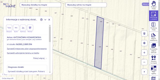 Działka rolna Antoniówka. Zdjęcie 1