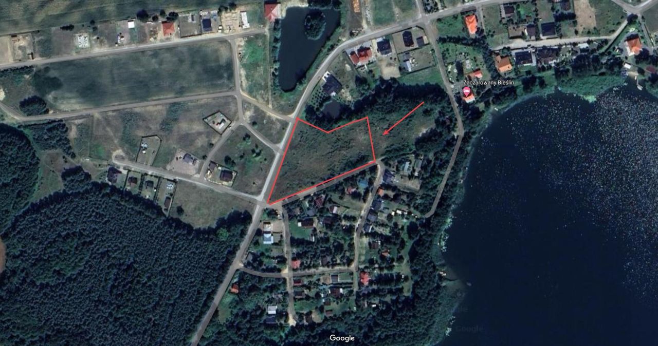 Działka budowlana Bieślin. Zdjęcie 2