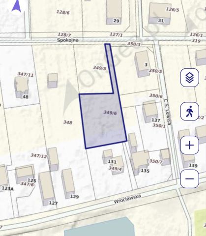 Działka budowlana Chrząstawa Wielka, ul. Spokojna. Zdjęcie 2