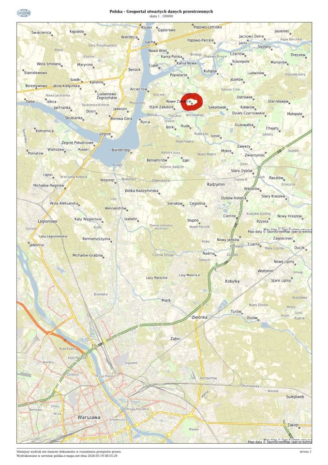 Działka budowlana Nowe Załubice, ul. Bratnia. Zdjęcie 8