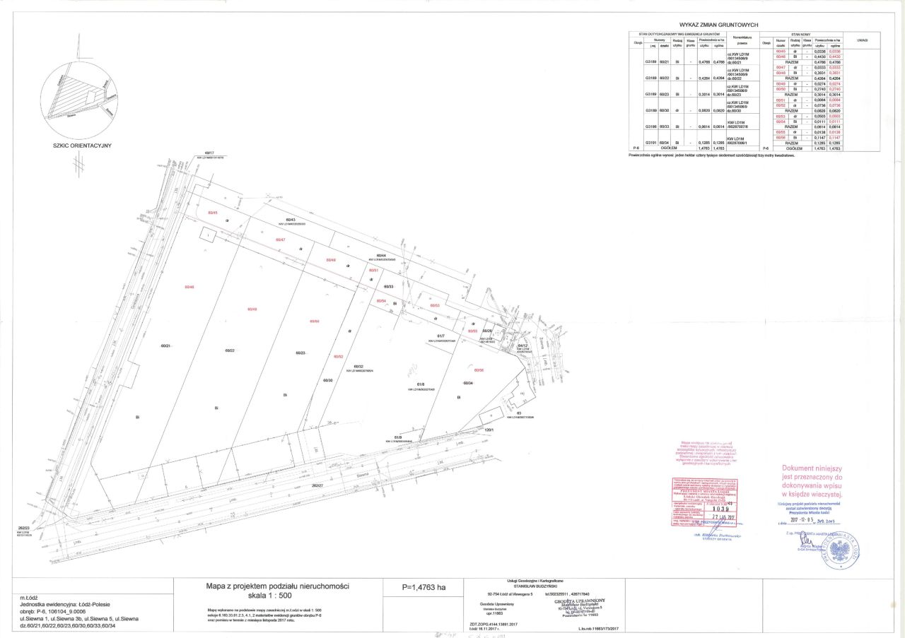 Działka inwestycyjna Łódź Polesie, ul. Siewna. Zdjęcie 3