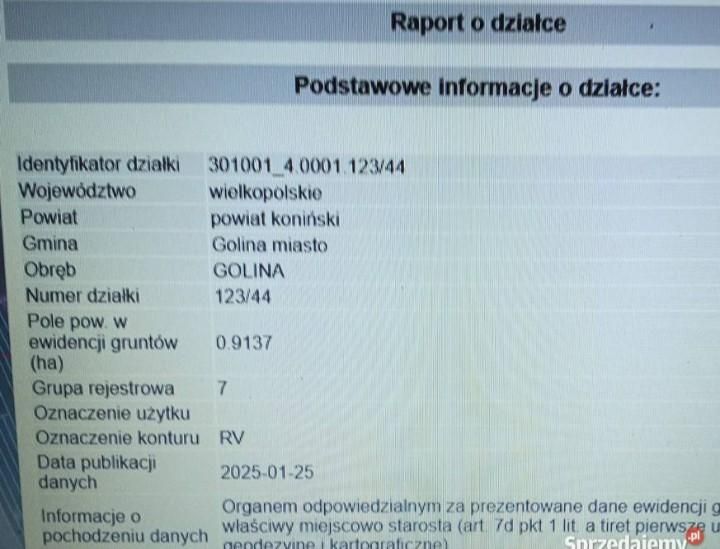 Działka inwestycyjna Golina, ul. Cmentarna. Zdjęcie 2