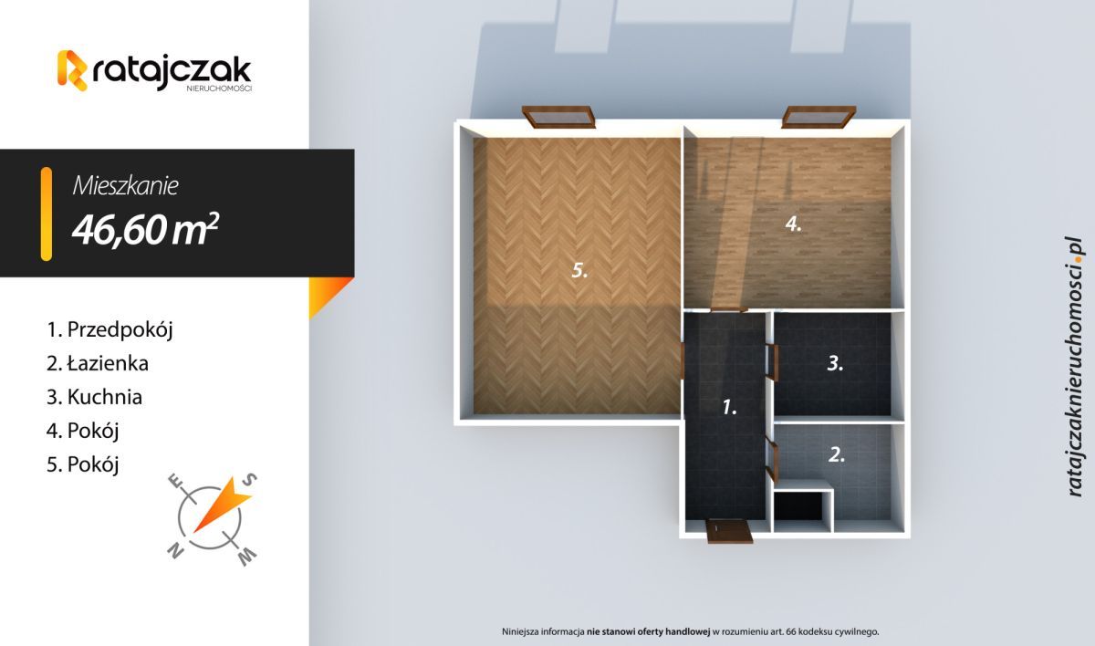 Mieszkanie 2-pokojowe Wejherowo, ul. Henryka Sienkiewicza. Zdjęcie 8