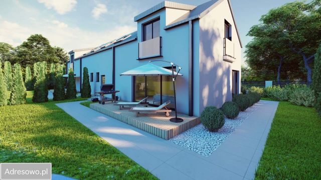 bliźniak, 4 pokoje Toruń Kaszczorek, ul. Na Przełaj. Zdjęcie 1