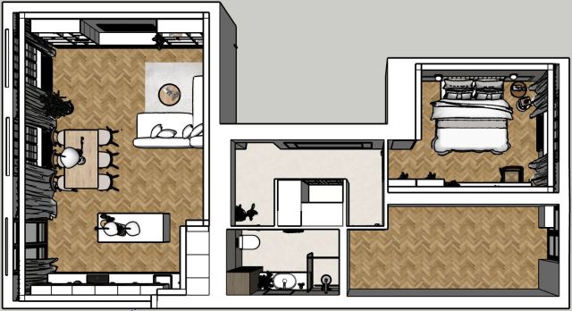 Mieszkanie 3-pokojowe Kraków Krowodrza, ul. Henryka Sienkiewicza. Zdjęcie 20