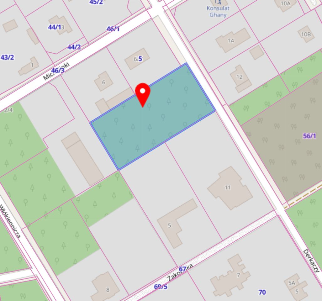 Działka budowlana Warszawa Wawer, ul. Derkaczy. Zdjęcie 3