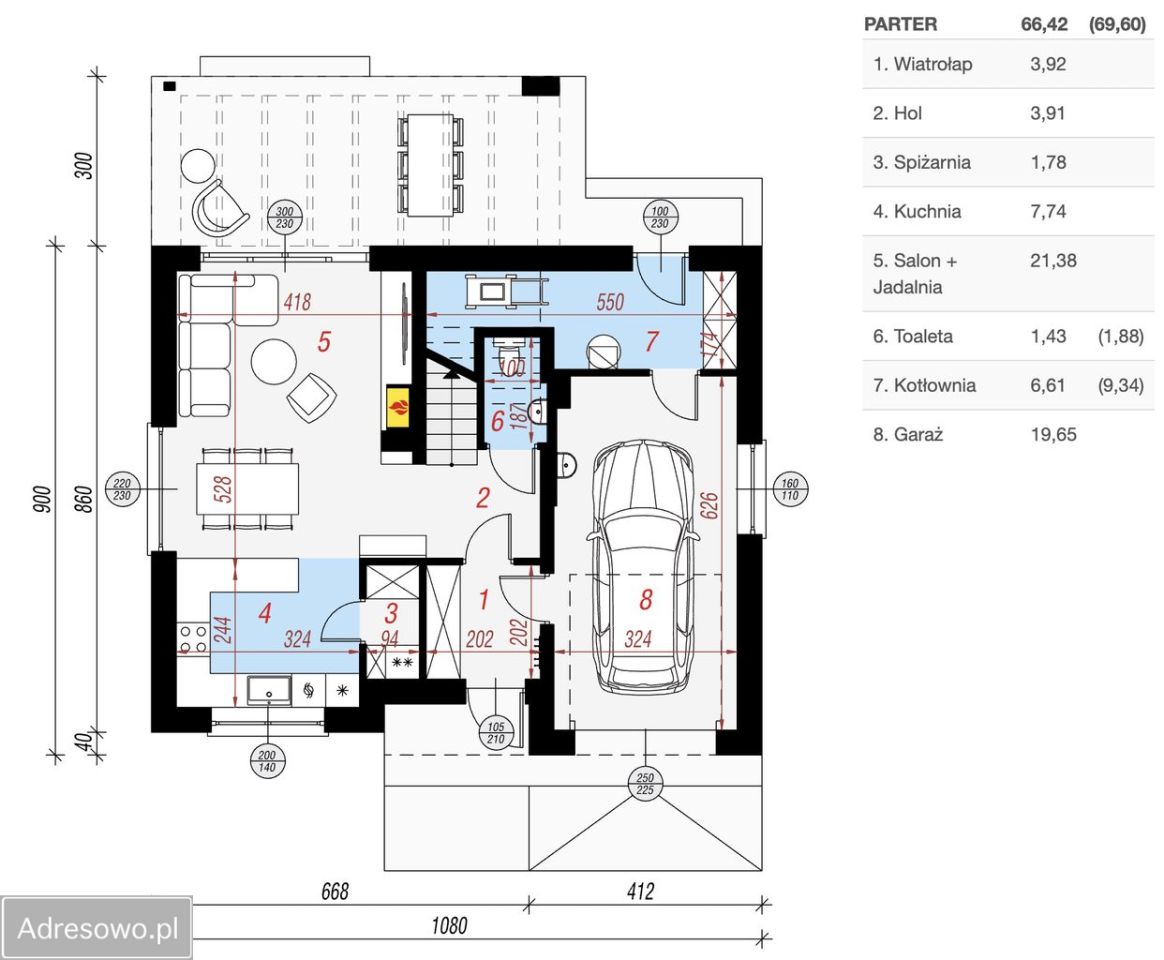 dom wolnostojący, 4 pokoje Żabia Wola. Zdjęcie 4