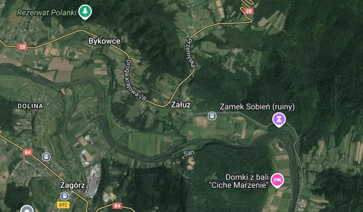 Działka budowlana Załuż Łąki