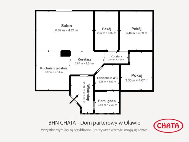 dom wolnostojący, 5 pokoi Oława. Zdjęcie 20