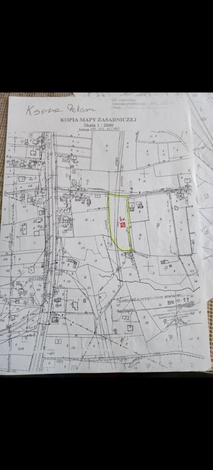 Działka budowlana Połom Duży. Zdjęcie 8