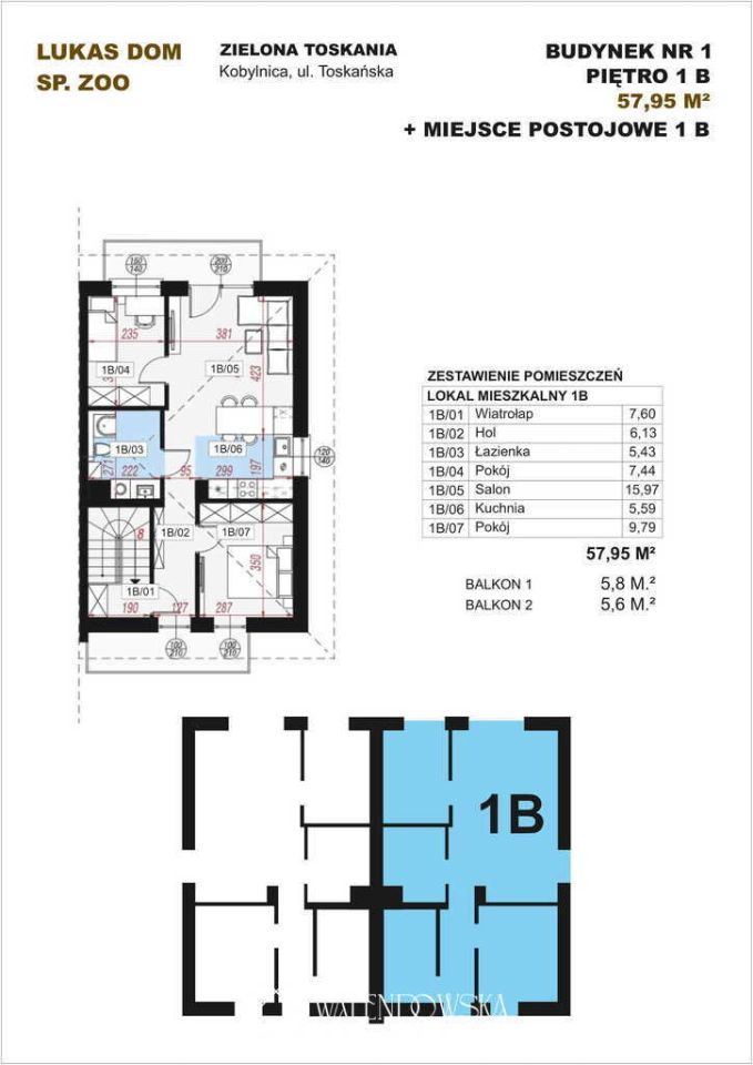Mieszkanie 3-pokojowe Kobylnica, ul. Toskańska. Zdjęcie 15