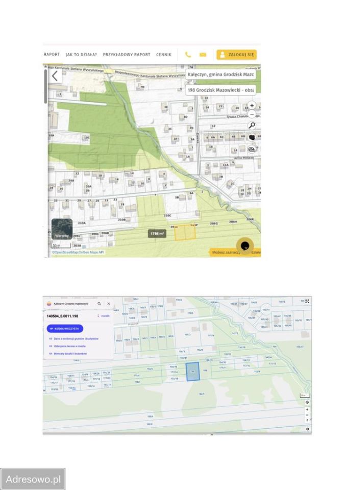 Działka budowlana Kałęczyn, ul. Radziejowicka. Zdjęcie 2
