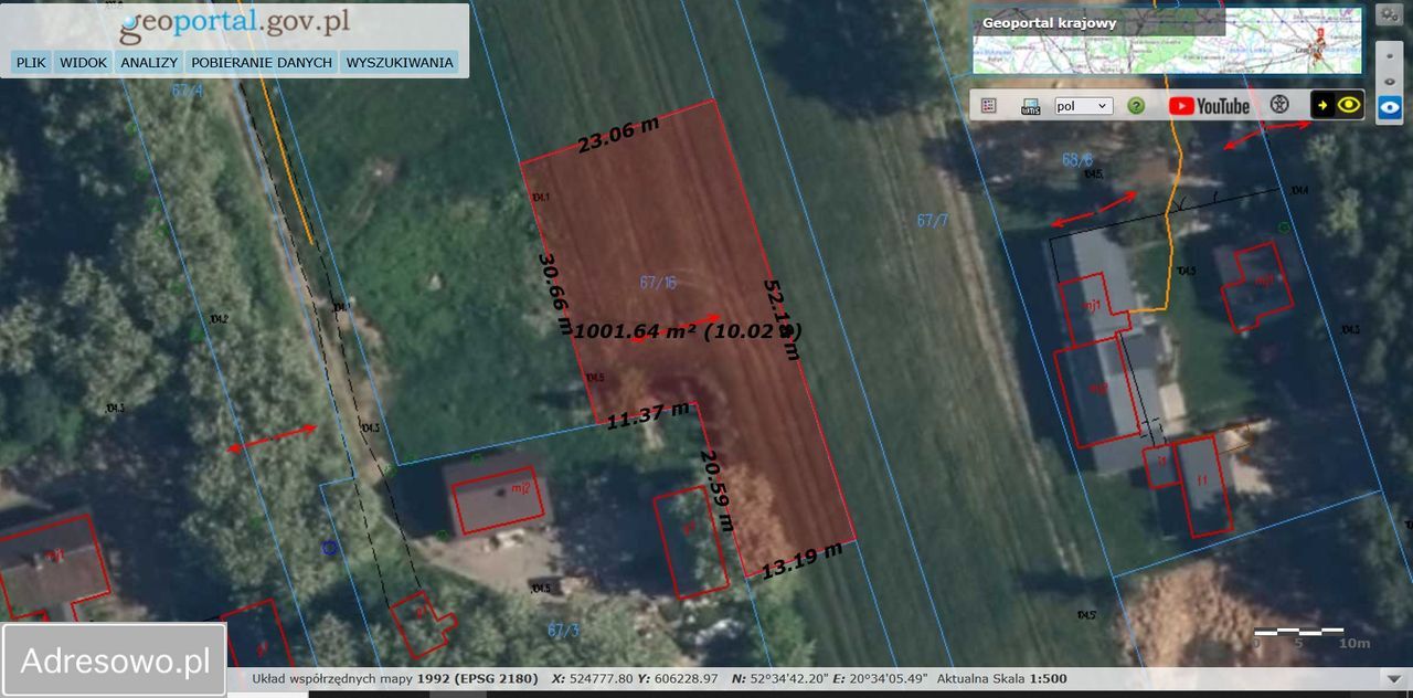 Działka budowlana Omięciny. Zdjęcie 5